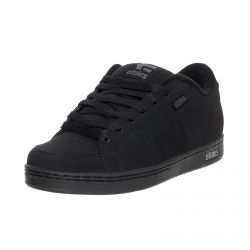 Etnies-Mens Kingpin Black Lace-Up Low-Profile Shoes-084150028-BLK-BLK