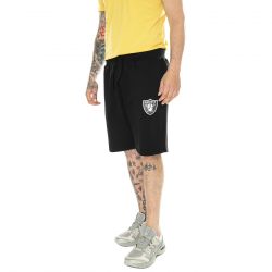 FANATICS-Las Vegas Raiders Primary Logo Graphic Fleece Short black - Bermuda Uomo Neri