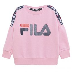 Fila-Kids Mary Taped  Lilac Sachet Crew-Neck Sweatshirt -688029-A755