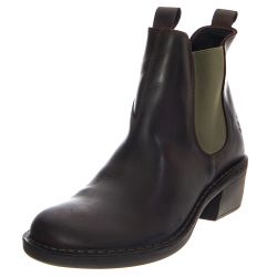 FLY LONDON-Meme030 Fly Dark Brown Green Elastic - Stivaletti Donna Marroni