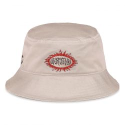 GRIMEY-Fire Route Bucket Hat White - Cappello da Pescatore Beige