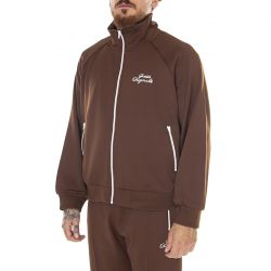 GUESS ORIGINALS-Go Tricot Track Jacket Brown Sand