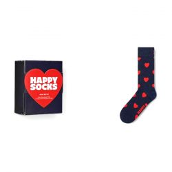HAPPY SOCKS-1-Pack Heart Sock Gift Set Navy - Calzini Multicolore