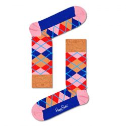 HAPPY SOCKS-Argyle Sock - Calzini Multicolore-ARY01-8300