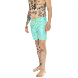 HAPPY SOCKS-Banana Break Long Swimshorts 6700 - Costume da Bagno Uomo Multicolore