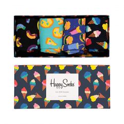 HAPPY SOCKS-Happy Socks Junk Food Gift Box - Set da Quattro Paia di Calzini Multicolore-87120USPP0029-0100