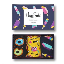 HAPPY SOCKS-Happy Socks Special Sweets Giftbox - Set da Tre Paia di Calzini Multicolore-87120USPP-6300
