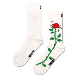 HAPPY SOCKS-Rose Sock White - Calzini Multicolore