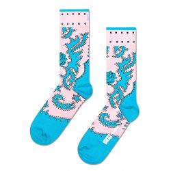 HAPPY SOCKS-Wrangler Freehand Sock Turquoise - Calzini Multicolore