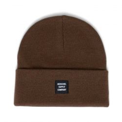 Herschel-Abbot Beanie Dark Earth - Cappellino a Cuffia Marrone