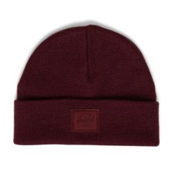 Herschel-Elmer Beanie Shallow Port - Cappellino a Cuffia Bordeaux