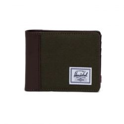 Herschel-Hank Wallet Green / Chicory Coffee - Portafogli Multicolore