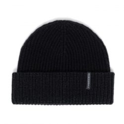 Herschel-Watch Cap Vertical Id Beanie Black - Cappellino a Cuffia Nero