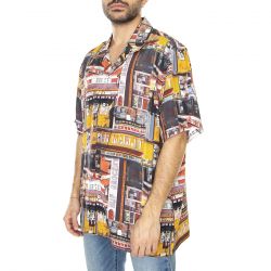 Huf-Corner Store S/S Resort Shirt Multi - Camicia Maniche Corte Uomo Multicolore