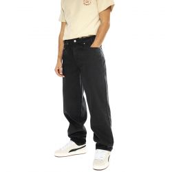 Huf-Crome Pant Black Denim - Pantaloni Denim Jeans Uomo Neri