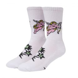 Huf-Cupid Crew Sock White - Calzini Multicolore