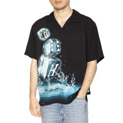 Huf-Dice S/S Woven Top - Camicia Maniche Corte Uomo Multicolore