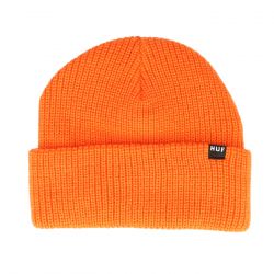 Huf-Essentials Usual Beanie Safety Orange - Cappellino a Cuffia Arancione