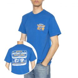 Huf-HUF Pay Day T-Shirt Bllue - Maglietta Girocollo Uomo Blu-TS02417
