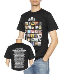 Huf-HUF Soulsville Usa T-Shirt Black - Maglietta Girocollo Uomo Nera-TS02406