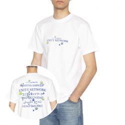 Huf-HUF Unity Network T-Shirt White - Maglietta Girocollo Uomo Bianca-TS02416