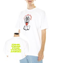 Huf-M' S/S Party Wolf Tee White