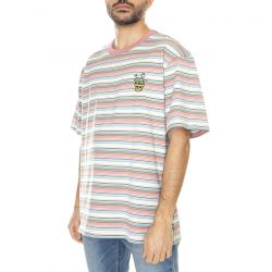 Huf-M' Pot Head Striped Knit Top Cream T-Shirt