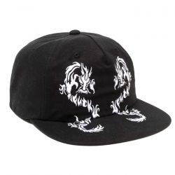 Huf-Tein Dragon V 6 Panels Hat - Cappellino con Visiera Nero