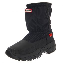 HUNTER-Wanderer Short Snow Boot Black - Stivali Uomo Neri