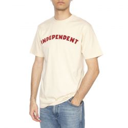 Independent-T-Shirt Brigade - Maglietta Girocollo Uomo Beige-INATEESAND