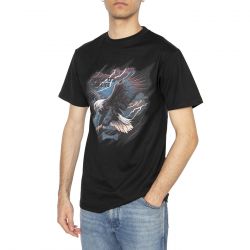 Independent-T-shirt GFL Eagle - Maglietta Girocollo Uomo Nero-INA-TEE-7242