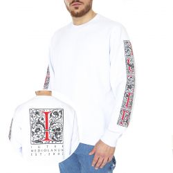 Iuter-M' Mediolanum Crewneck White Sweatshirt