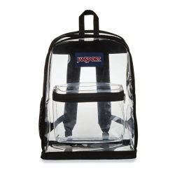 JANSPORT-Clear Pack - Zaino Bianco Trasparente