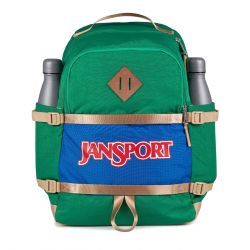JANSPORT-Small Seattle Pack Red Tape - Zaino Rosso / Multi Small - Zaino Verde / Multi Small