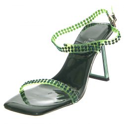 Jeffrey Campbell-Favored Green Patent - Sandali Donna Verdi