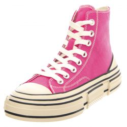 Jeffrey Campbell-JC Play Endorphine-H Fuchsia Canvas - Scarpe Profilo Alto Donna Viola