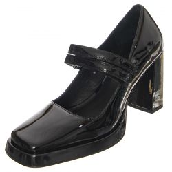 Jeffrey Campbell-W' Magnus Black Patent Shoes-JC-869-2-17-BLK