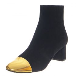 Jeffrey Campbell-Towards Black Suede Gold - Stivaletti Donna Neri / Oro-JCTOWARDS-BLK-SUE
