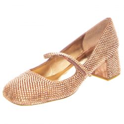 Jeffrey Campbell-W' Regal Dark Pink Velvet Gold Shoes