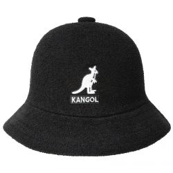 Kangol-Big Logo Casual Black Hat