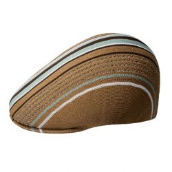 Kangol-Clubhouse Stripe 507 Tan / Sage Green - Cappellio a Coppola Multicolore