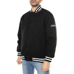 Kangol-Bomber Giacca Black - Giacca Estiva Uomo Nera
