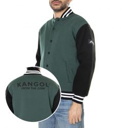 Kangol-M' Bomber College Pine Jacket
