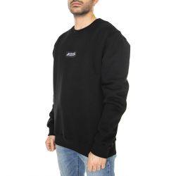 Kangol-Essential Black - Felpa Girocollo Uomo Nera