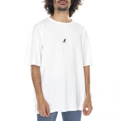 Kangol-Mens Small Logo White T-Shirt