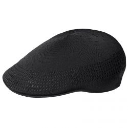 Kangol-Tropic 507 Ventair Hat Black - Cappello a Coppola Nero