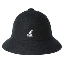 Kangol-Wool Casual Black Bucket Hat