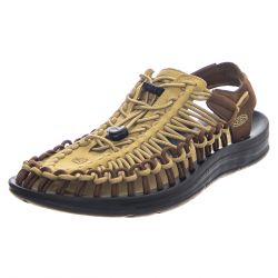 KEEN-Uneek M-Khaki/Dark Earth - Sandali Uomo Marroni