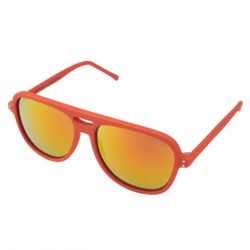 KOMONO-Rafton Brick Red Rubber UV 400 Protection Red Sunglasses - Occhiali da Sole Rossi-KOM-3570065