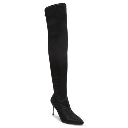 KURT GEIGER-W' Barbican OTK Drench High Leg Black Boots - Stivali Donna Neri-KG-BARBICANBLK